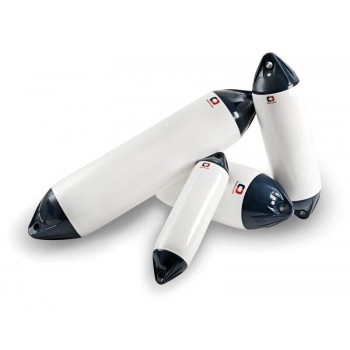 Fender with blue head and white body 